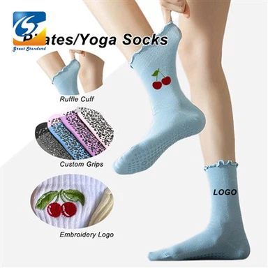 Ruffle Pilates ponožky na mieru